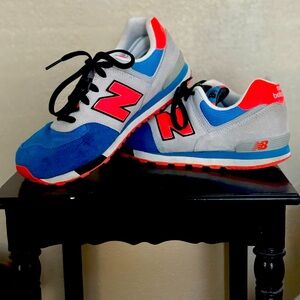 Orange, Blue & Gray New Balance Sneakers